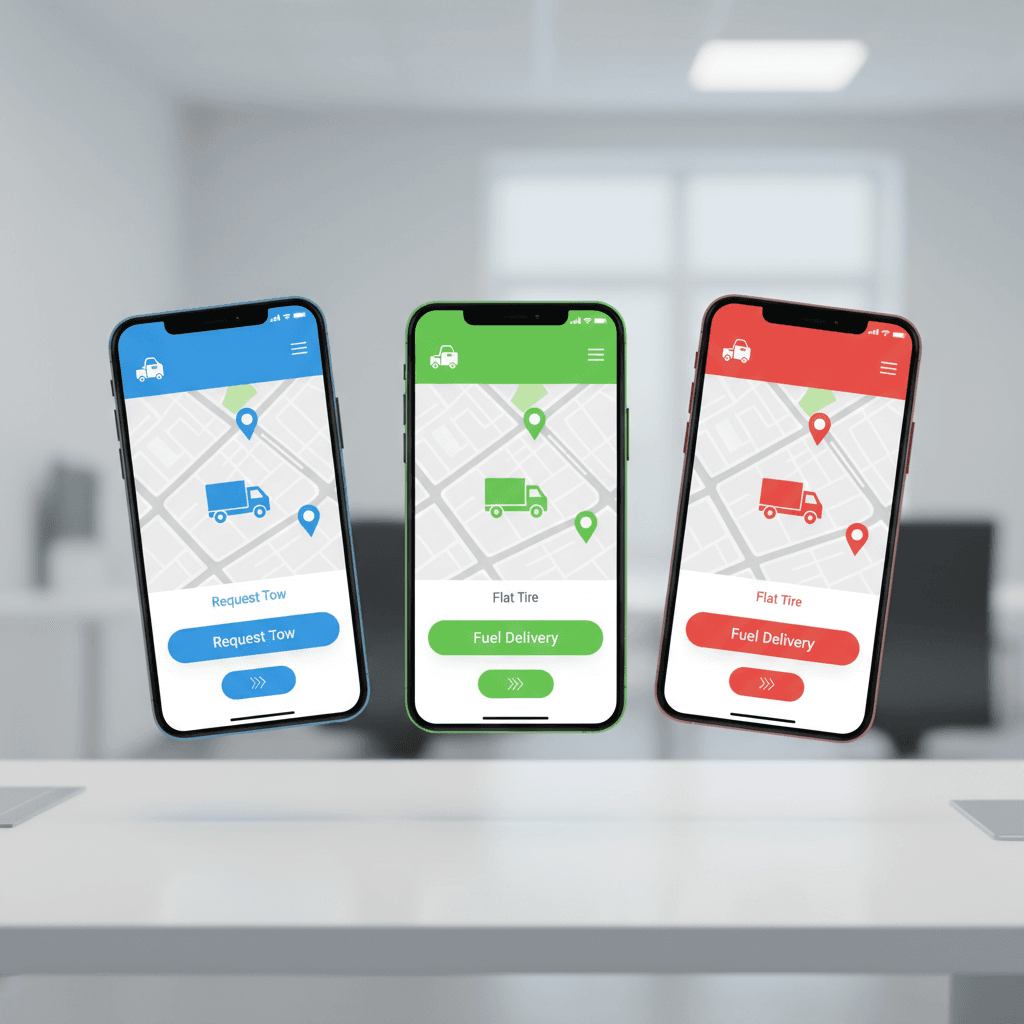 Solution marque blanche de remorquage - Applications personnalisables multi-marques