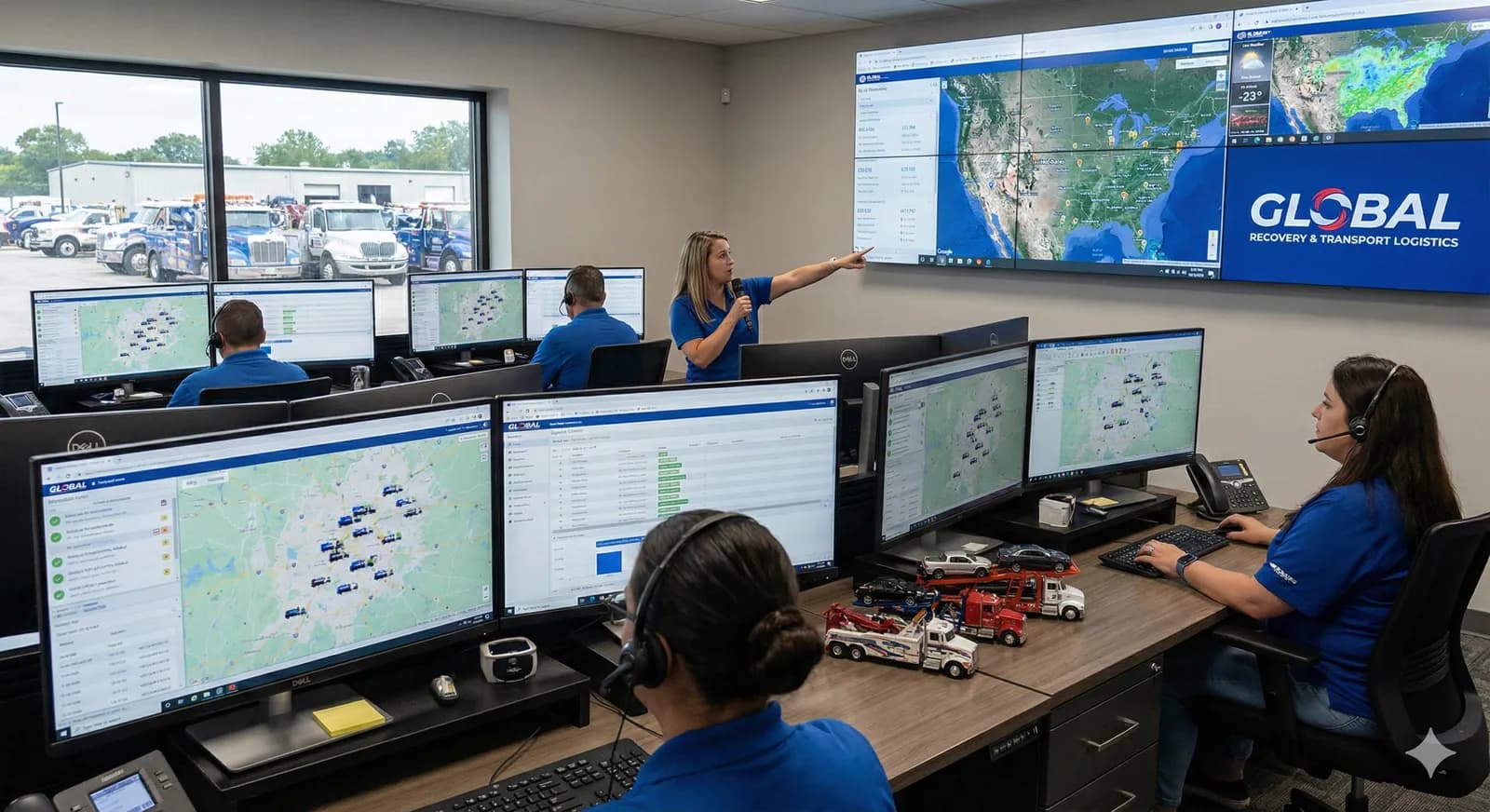 Centre de dispatching pour le dépannage automobile