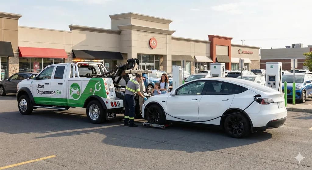 Technicien spécialisé en intervention sur véhicule électrique - Recharge d'urgence et diagnostic