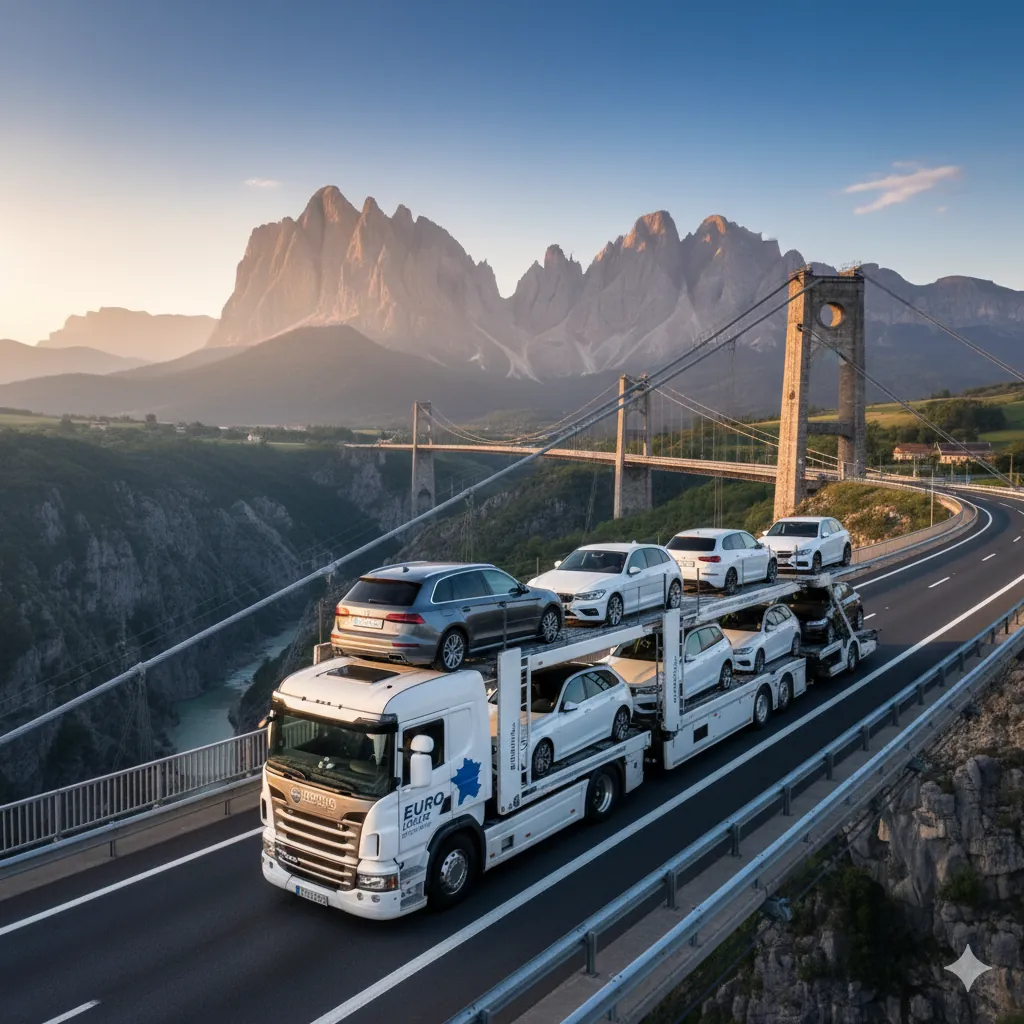 Transport de voiture international en Europe